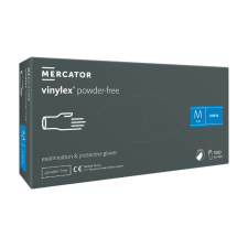  VINYLEX latexmentes, púdermentes vinyl vizsgálókesztyű - L, Vinyl, 100 védőkesztyű