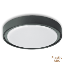 Viokef Anabella sötétszürke LED kültéri mennyezeti lámpa (VIO-4257301) LED 1 izzós IP65 világítás