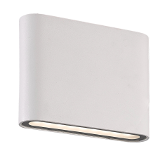Viokef Argon fehér kültéri LED fali lámpa (VIO-4226800) LED 1 izzós IP54 kültéri világítás