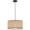 Viokef Gheisa natúr-fekete függesztett lámpa (VIO-4267700) E27 1 izzós IP20