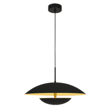 Viokef Monica fekete LED függesztett lámpa (VIO-4242200) LED 1 izzós IP20 világítás