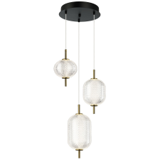Viokef Pellucid arany-átlátszó LED függesztett lámpa (VIO-4297700) LED 1 izzós IP20 világítás