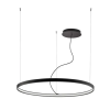 Viokef Pendant Lamp Black D:900 3000K Verdi - VIO-4224300