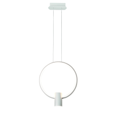 Viokef Sindy fehér LED függesztett lámpa (VIO-4205900) LED 1 izzós IP20 világítás