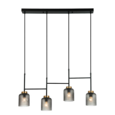 Viokef ZAC Függeszték 4 x MAX 40W fekete, bronz, füst világítás