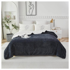  Violet 2 rétegű ágytakaró/pléd 150x200 cm - Sötétszürke ZG150200-5 lakástextília