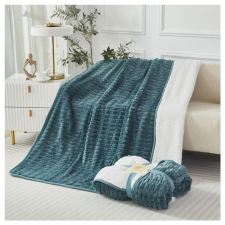  Violet 2 rétegű ágytakaró/pléd 230x200 cm - Kékeszöld ZU230200 lakástextília