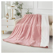  Violet 2 rétegű pillangó mintás ágytakaró/pléd 230x200 cm - Rózsaszín HD230200-4 lakástextília