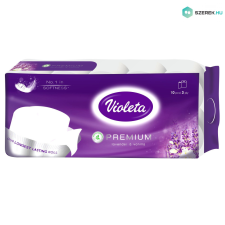 Violeta prémium toalettpapír, 3 rétegű, fehér, 10 tekercs higiéniai papíráru