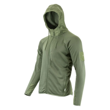 VIPER TACTICAL Storm kapucnis cipzáros pulóver zöld L férfi pulóver, kardigán