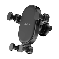 Vipfan H01 Gravity 6,8" Mobiltelefon autós tartó - Fekete mobiltelefon kellék