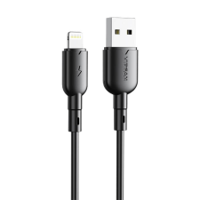 Vipfan USB és Lightning kábel Vipfan Colorful X11, 3A, 1m (fekete) kábel és adapter