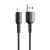 Vipfan USB és Lightning kábel Vipfan Colorful X11, 3A, 1m (fekete)