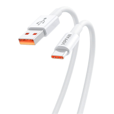Vipfan USB-USB-C kábel Vipfan X17, 6A, 1,2m (fehér) kábel és adapter