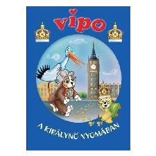  VIPO - A KIRÁLYNŐ NYOMÁBAN (MESEFÜZET+KIFESTŐ) kréta, festék és papír