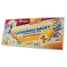 VIPOR HDPE hűtőtasak 30 × 40 cm, 50 db, átlátszó papírárú, csomagoló és tárolóeszköz