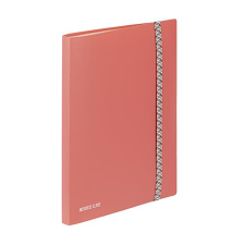 VIQUEL Bemutatómappa, 30 zsebes, A4, "Business Class", korall (IV099832) (IV099832) mappa