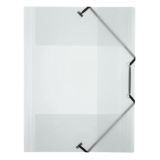 VIQUEL Gumis mappa, 15 mm, PP, A4, VIQUEL "Propyglass", áttetsző mappa