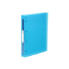 VIQUEL Gyűrűs könyv, 4 gyűrű, 40 mm, A4, maxi, PP, cserélhető címke, VIQUEL "Propyglass", kék
