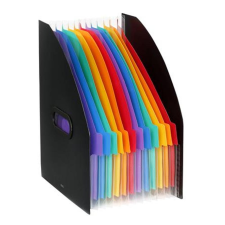 VIQUEL Iratpapucs, PP, 12 részes, VIQUEL, "Rainbow Class", fekete irattartó