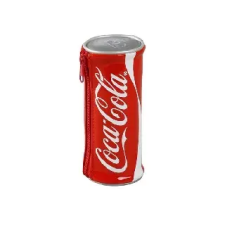 VIQUEL : Tolltartó, cipzáras, VIQUEL \"Coca-Cola\", piros - Iskolai felszerelés tolltartó
