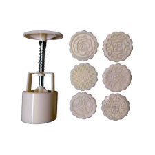  Virág és geometriai mintás kekszpecsét, 7 részes sütés és főzés