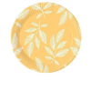 Virág Levél Orange Leaves papírtányér 8 db-os 23 cm