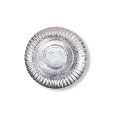  Virág mintás 33 cm-es ezüst színű tortalátét karton sütés és főzés