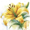 Virág Virág Yellow Lily szalvéta 20 db-os 33x33 cm