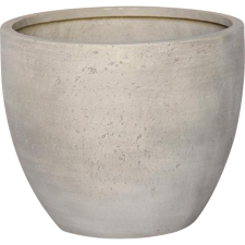 Virágcserép 30 cm x 25 cm szürke kerti dekoráció