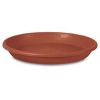 Virágcserép alátét - barna / 24 cm