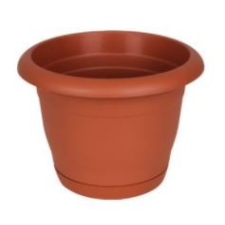 Virágcserép alátéttel Méret: 2,5L 18,5x13,6cm kerti tárolás