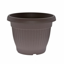  Virágcserép Campana bordázott, kerek 30x15x18 cm dekorációs kellék