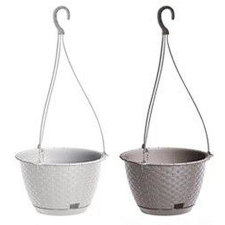  Virágcserép RATOLLA 240mm mokka akasztós kerti tárolás