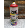  Virágfesték SPRING 400 ml dekorációs fújós festék spray - Sunrise Red / Napkelte Piros