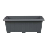  Virágláda Antik 80cm 39x85x31cm Szín: Antracit