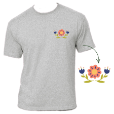  Virágocska - Turulia Unisex Póló női póló