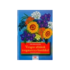 Virágos ablakok üvegmatrica-festékkel matrica