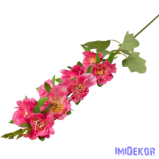  Virágos selyemvirág ág 76cm - Sötét rózsaszín dekorációs kellék
