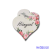  Virágos szív 9x9,5cm - Hiányzol