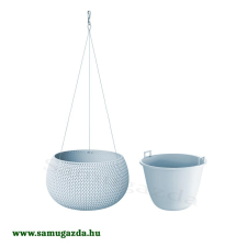 Virágtál, betét+akasztó, 29 cm kerti dekoráció