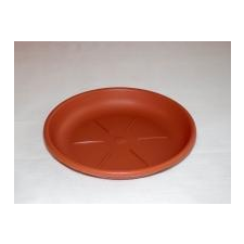 Virágtartó alátét, 40 cm, terrakotta műanyag (367) kerti dekoráció