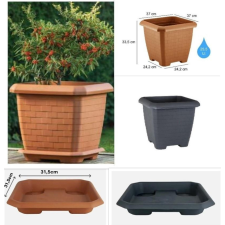  Virágtartó+Alátét Hisar kerti tárolás