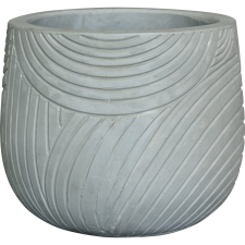 Virágtartó natúr 18 cm x 22 cm kerti dekoráció