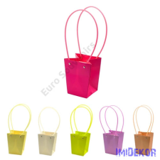 Virágtáska mini trapéz - Neon Zöld dekorációs kellék