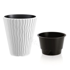  Virágváza alacsony, henger 30 x 33 cm DBSP300 FEHÉR dekoráció