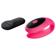 Virgite - távirányítós párvibrátor (fekete-pink) vibrátorok
