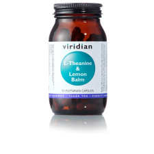 Viridian L-Theanine & Lemon Balm 90 kapszula vitamin és táplálékkiegészítő