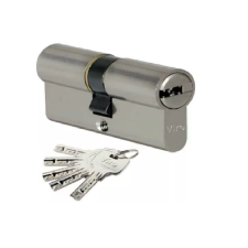 Viro EURO-PRO lapfúrt cilinder 35/35, 5db kulcs, nikkel kivitel zár és alkatrészei