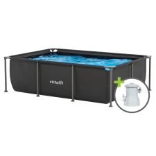 VirtuFit Fémvázas medence vízszűrővel 260x180cm medence